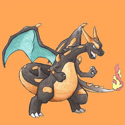 If it becomes furious, the flame at the tip of its tail flares up in a light blue shade. . Charizard serebii